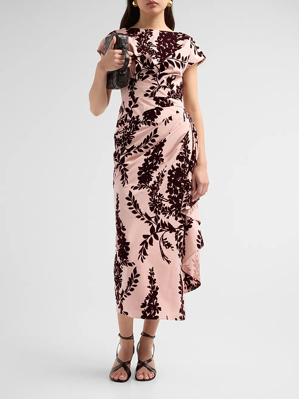 Flocked Florence Dress
