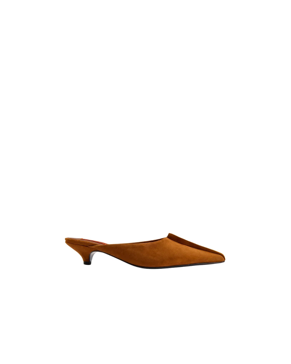 Suede Arrow Mule
