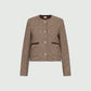 Marella Accordo jacket - camel pied de