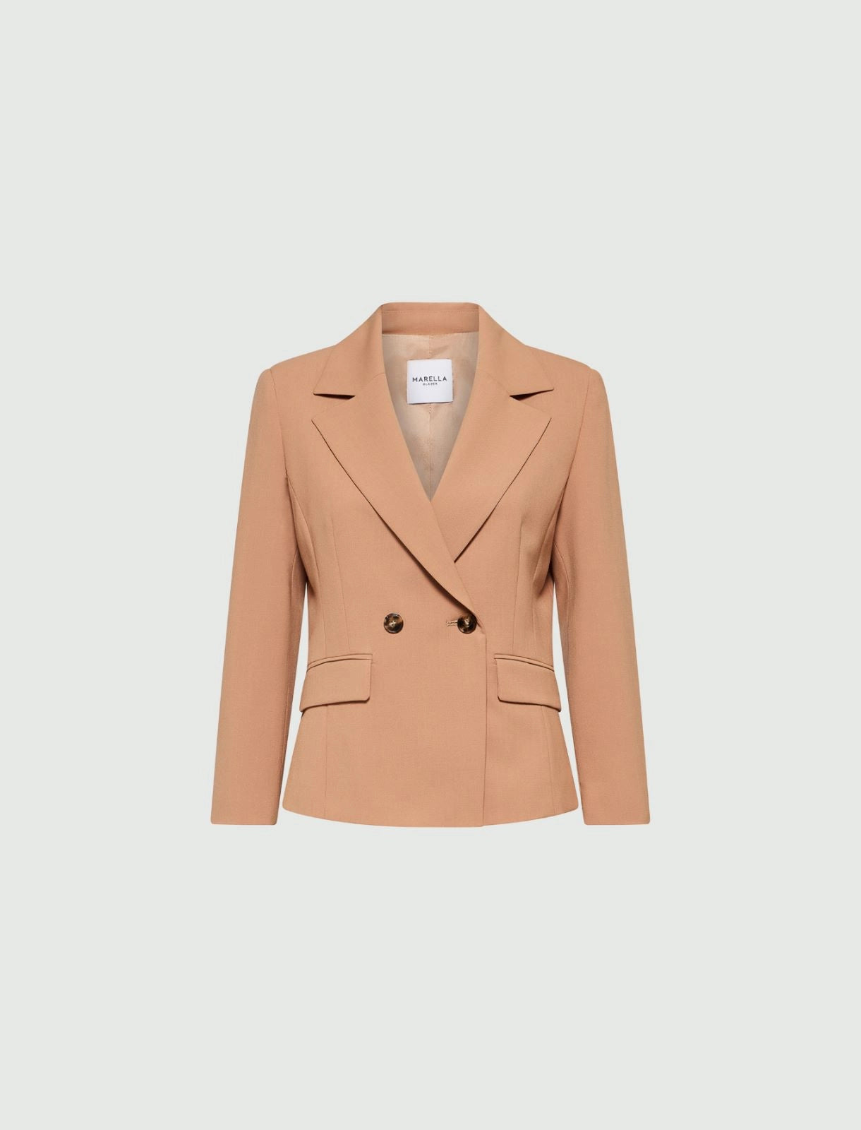 Marella Tema Gabardine Blazer- CAMEL