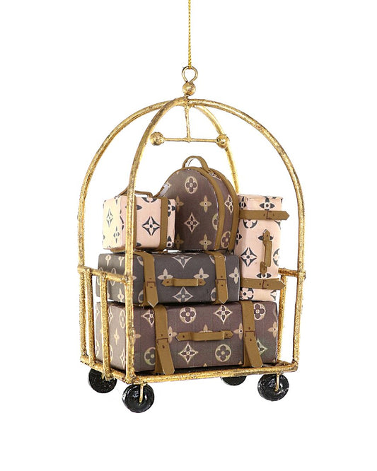 Luxury Hotel Luggage Ornament