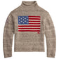 Flag Turtleneck Sweater