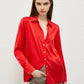 Marella Prato Silk shirt  Red