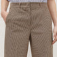 Clarion pant - camel vichy