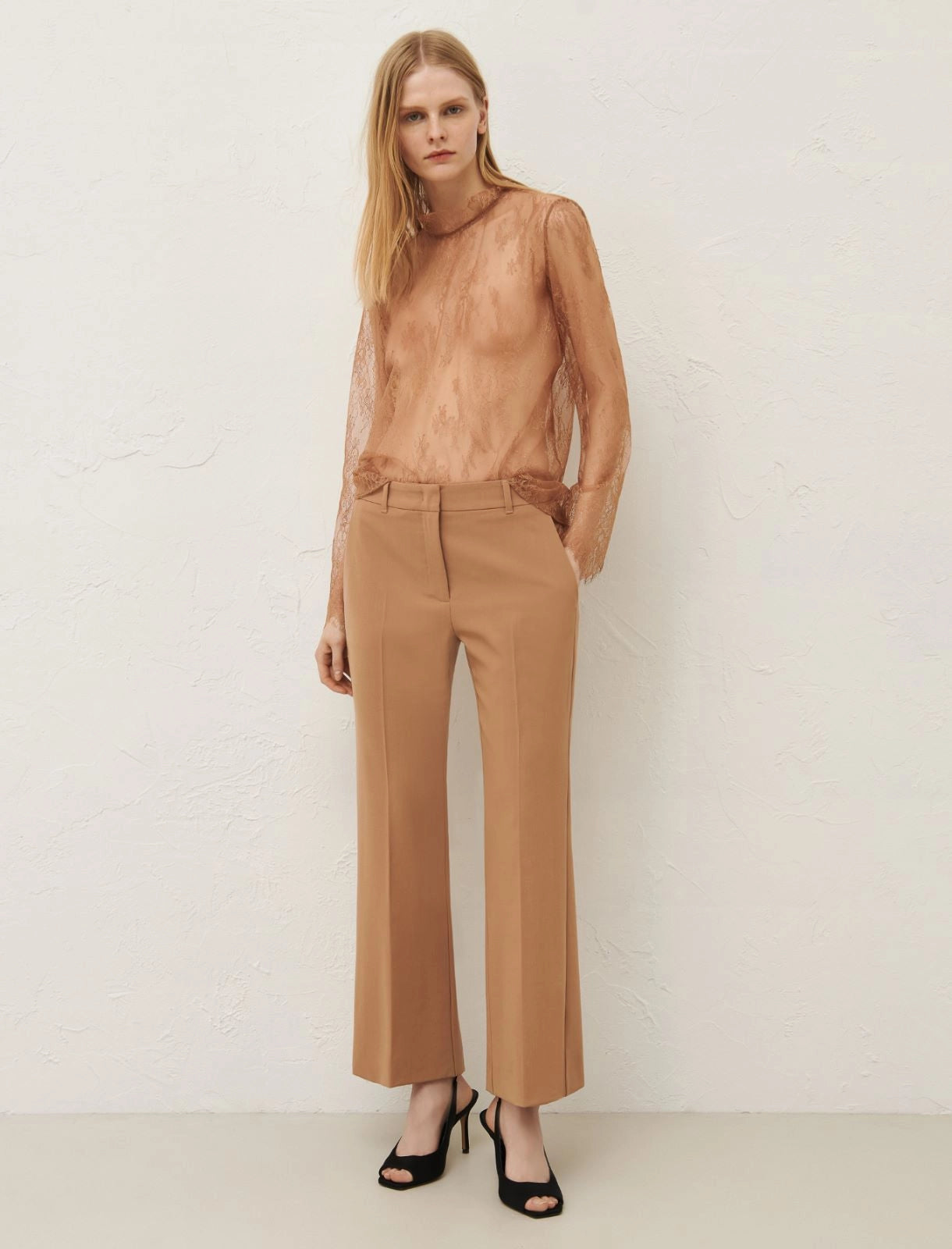 Unione Flared Pant Camel