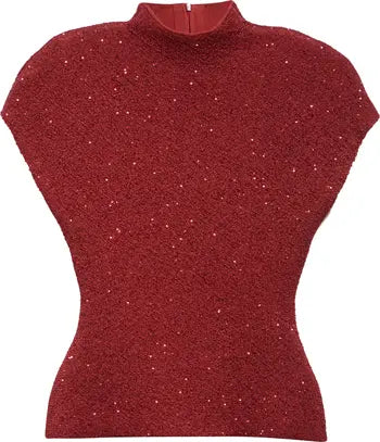 Mock Neck Top