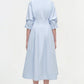 Jazz Pintuck Midi Dress