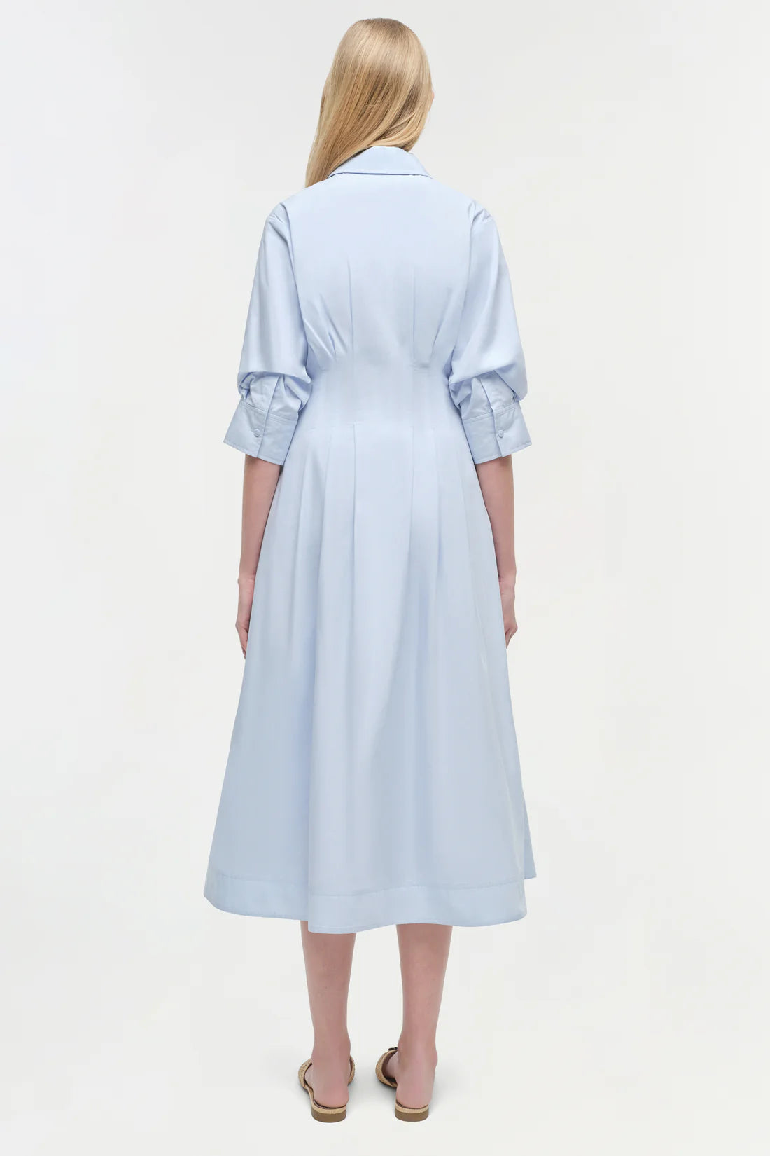 Jazz Pintuck Midi Dress