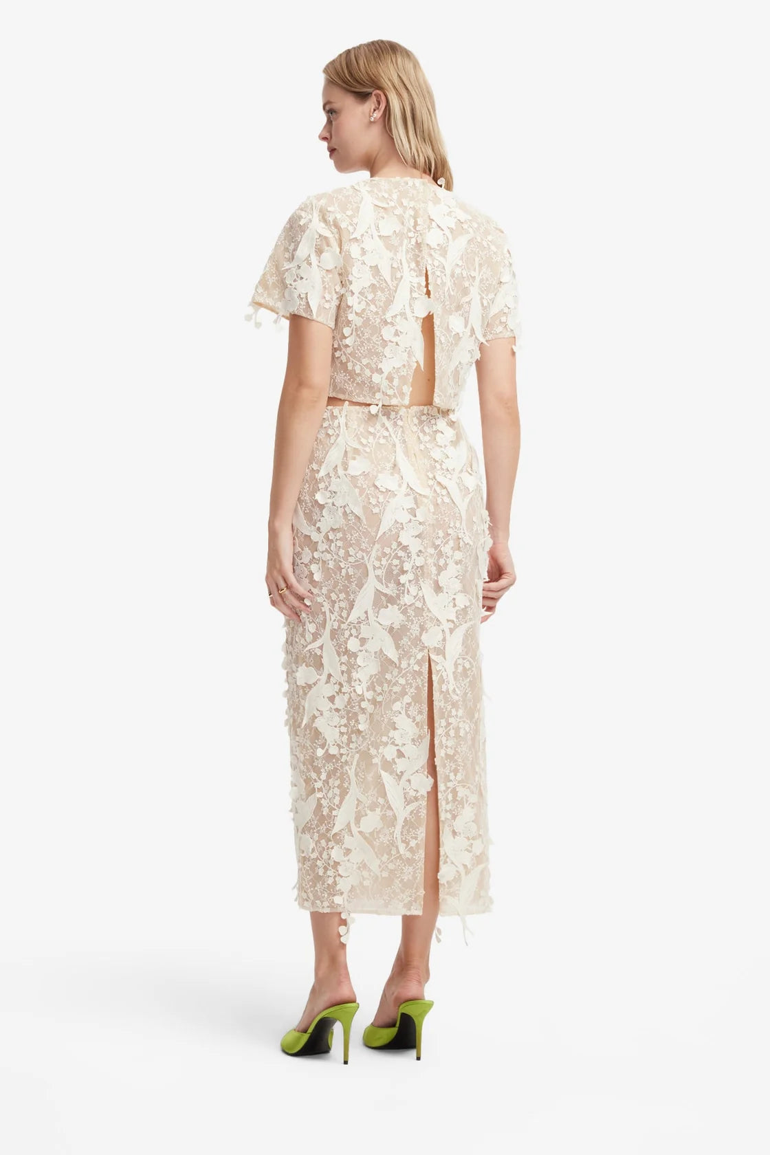 Indie Embellished Lace Sleeve Top