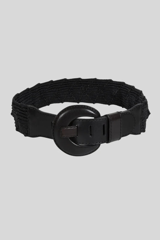 Naxos Black Elastic Belt