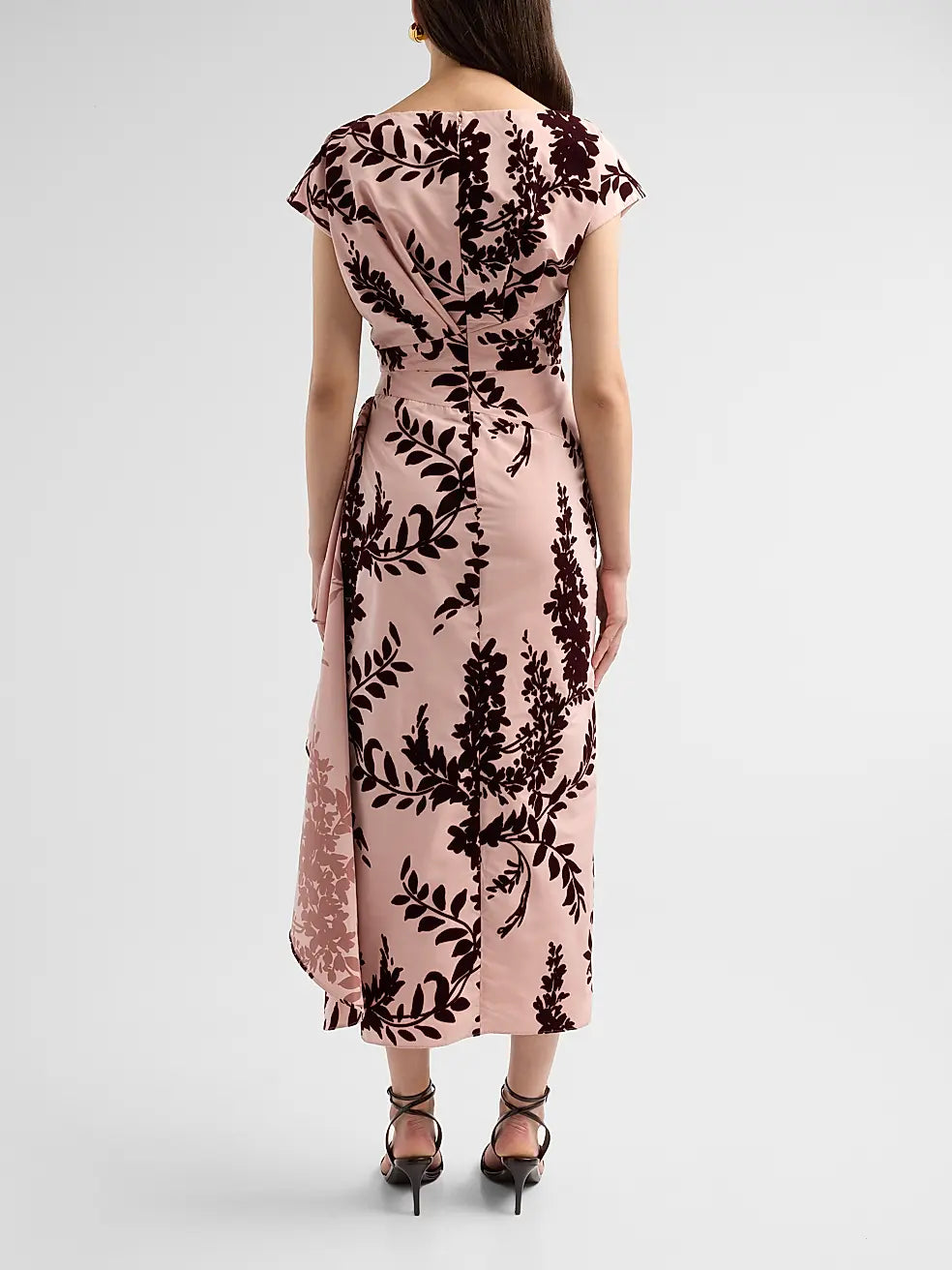Flocked Florence Dress