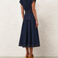 Denim Midi Dress - The Lake Forest Shop