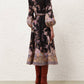 Luna Button Midi Dress - The Lake Forest Shop