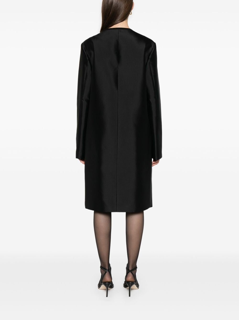 Collarless Coat