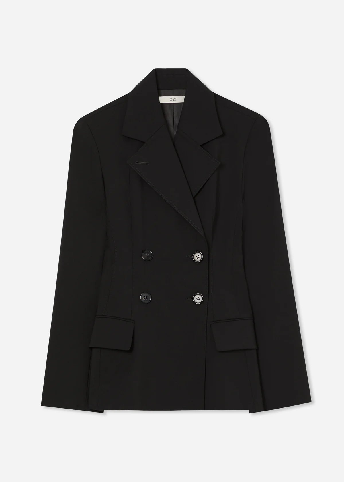 Double Breasted Fitted Blazer