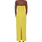 Rayna Applique Floral Bustier Maxi Dress
