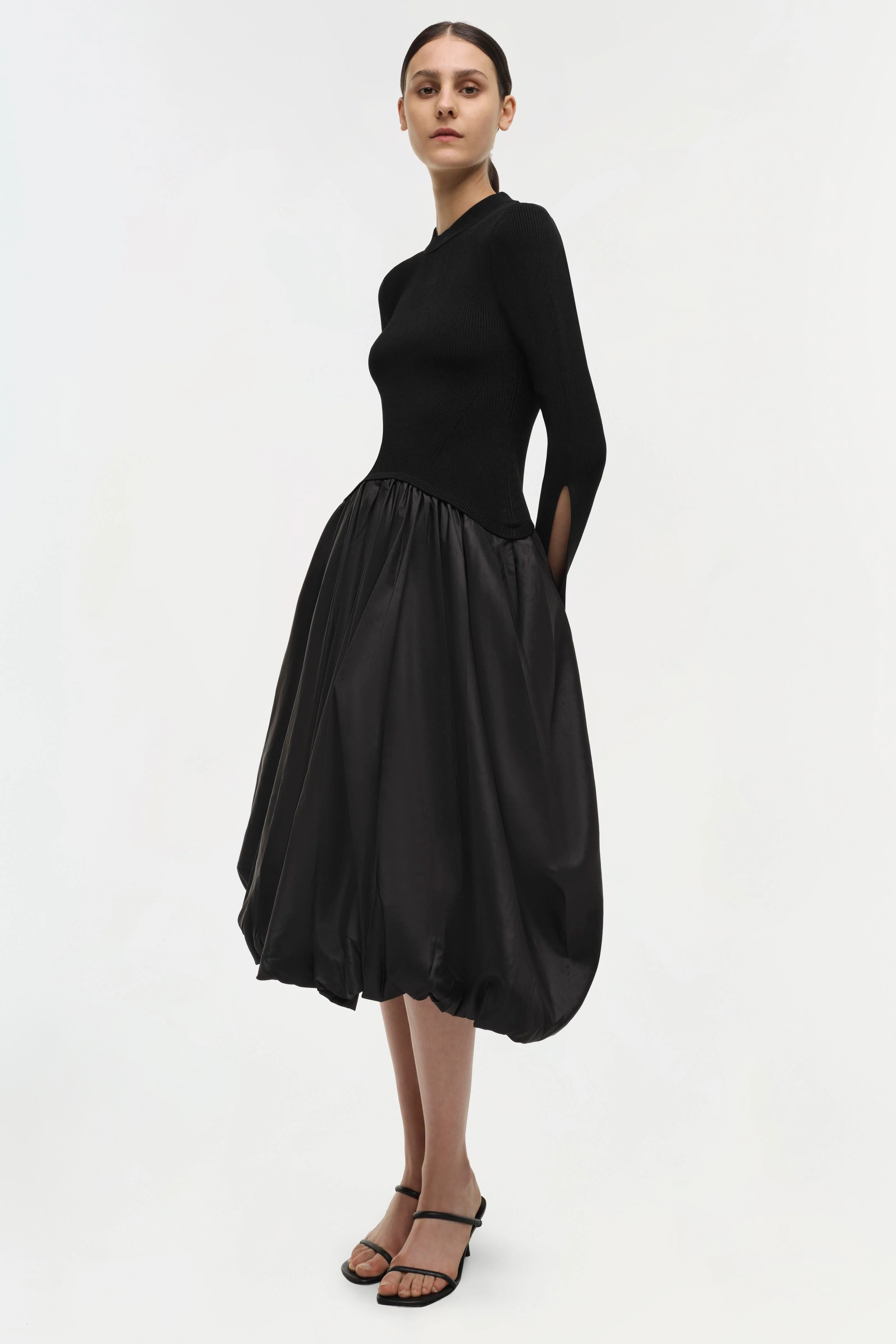 Simkhai Kenlie Dress Black -PreOrder - The Lake Forest Shop