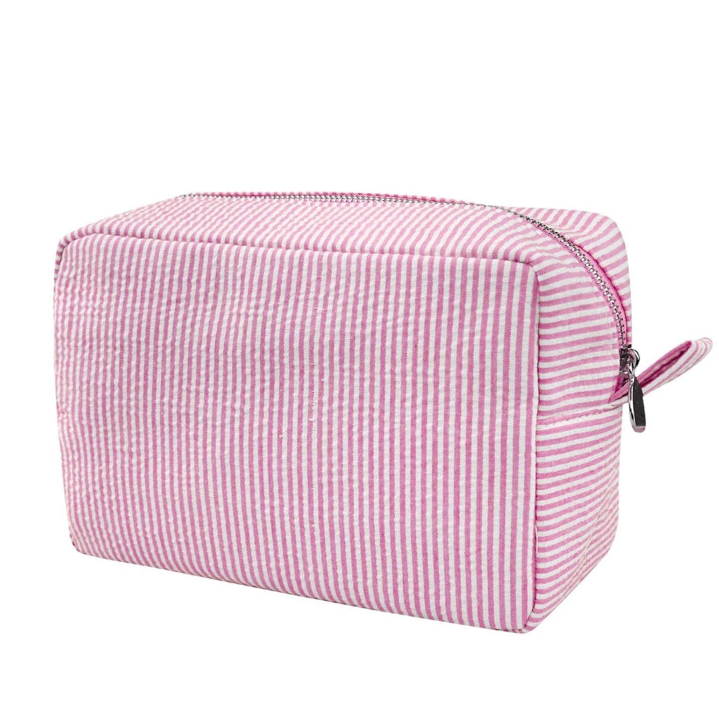 Searsucker Lg Cosmetic Bag - The Lake Forest Shop