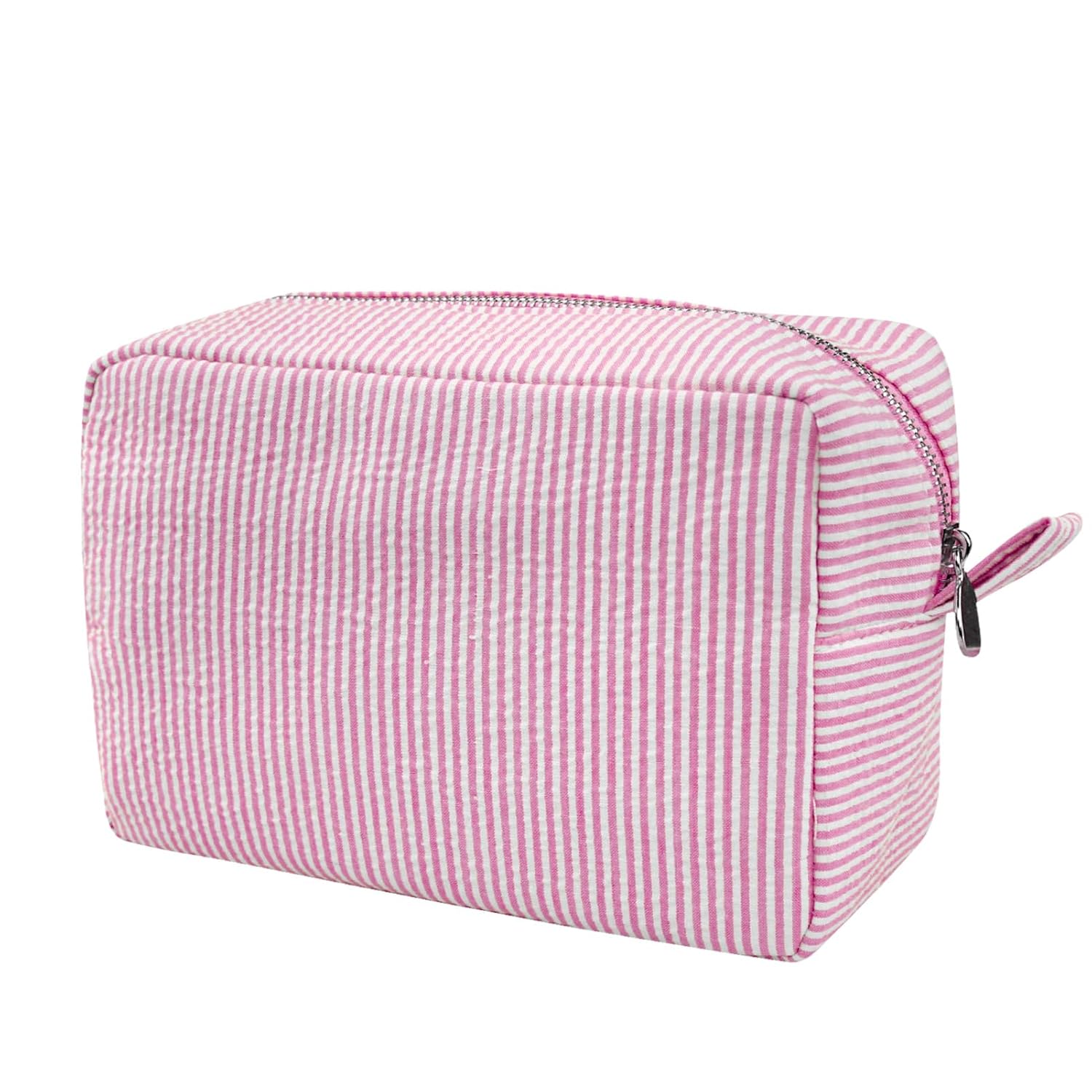 Searsucker Lg Cosmetic Bag - The Lake Forest Shop