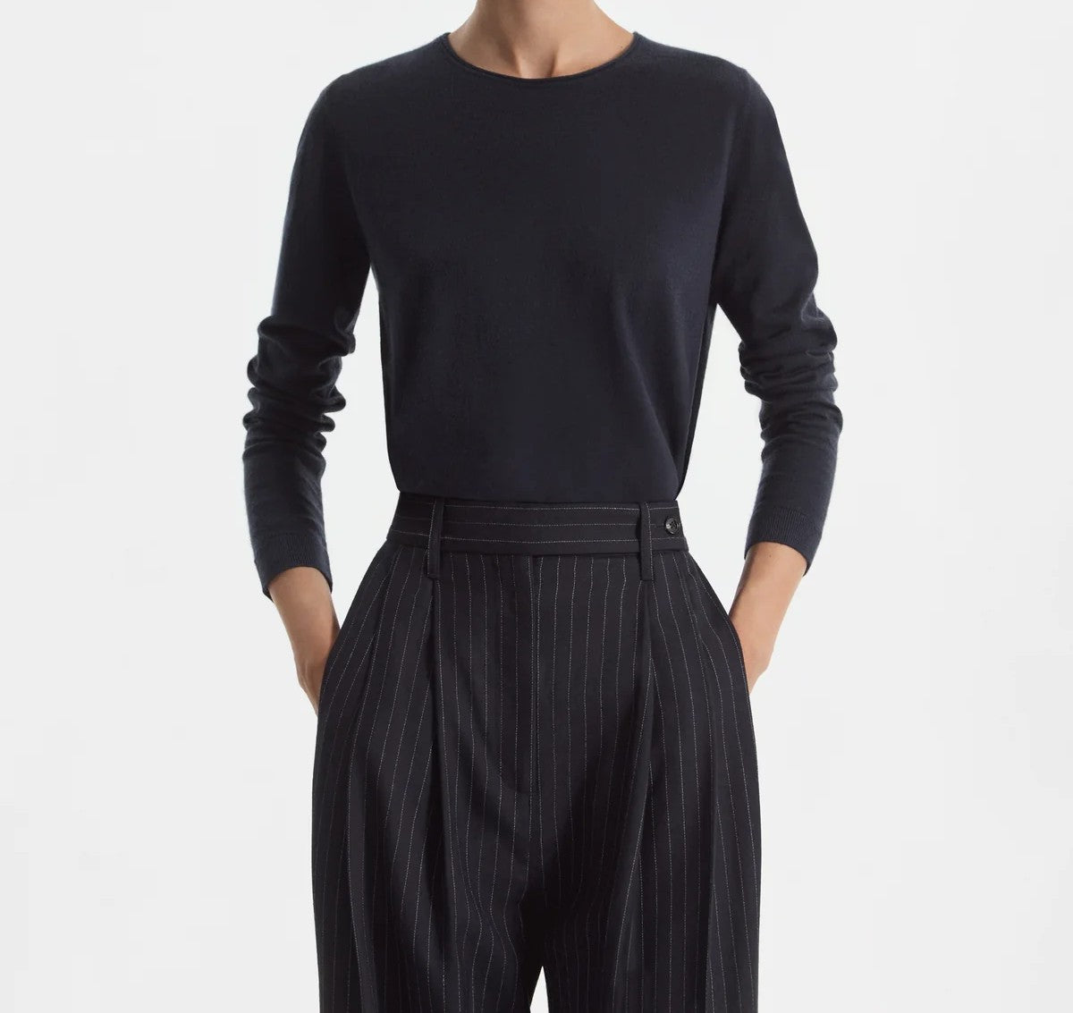Roll-Neck Crew Sweater