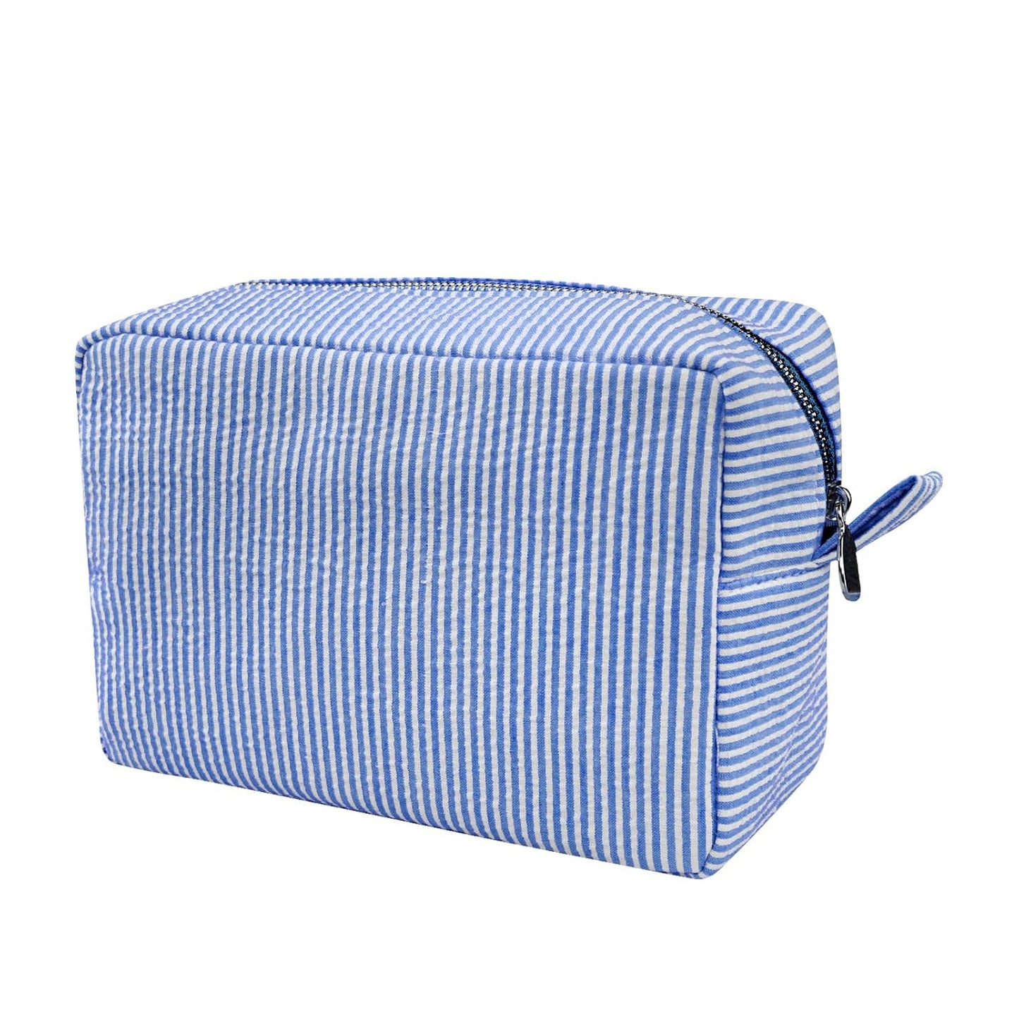 Searsucker Lg Cosmetic Bag - The Lake Forest Shop