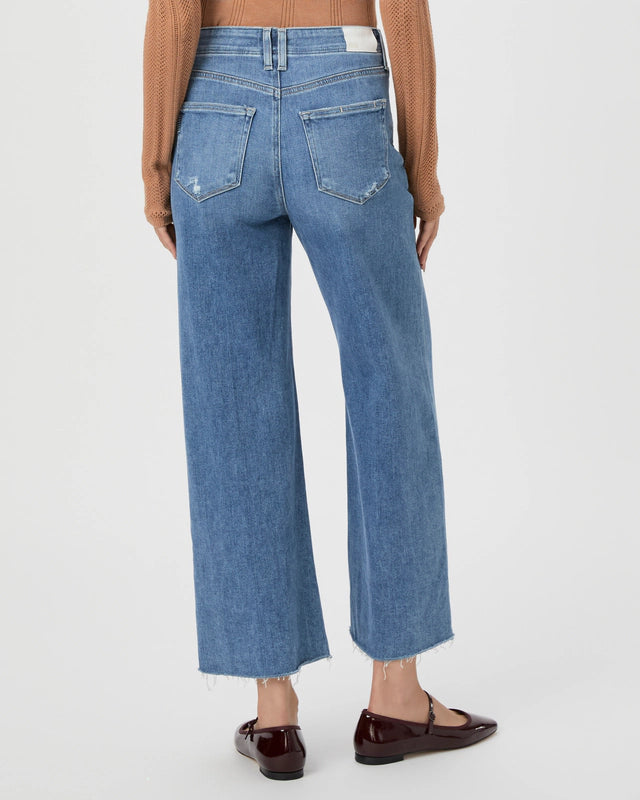 Anessa jean w/set in pockets & raw hem