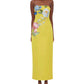 Rayna Applique Floral Bustier Maxi Dress