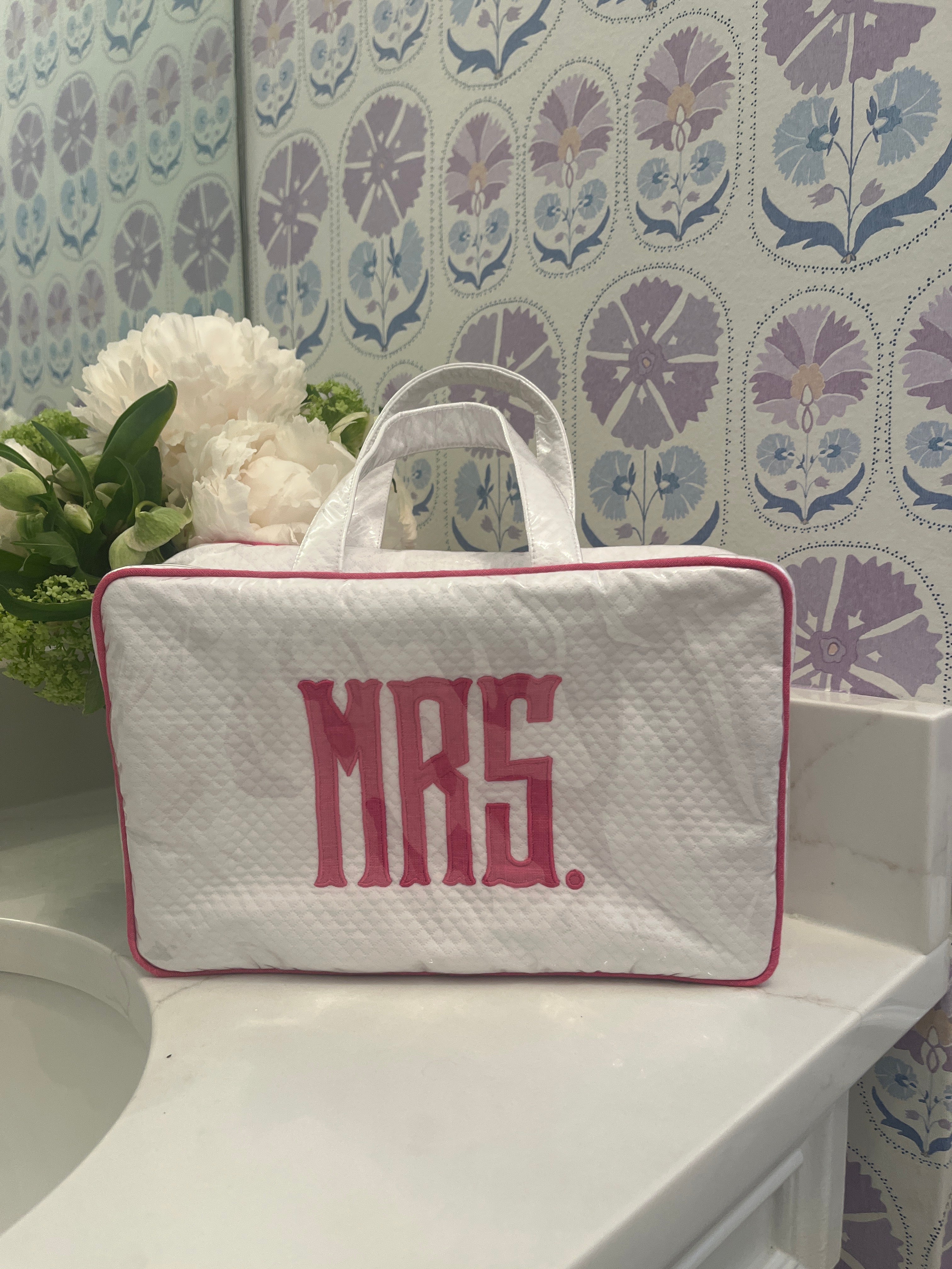 Medium handled cosmetic tote - No Color - NONE - The Lake Forest Shop