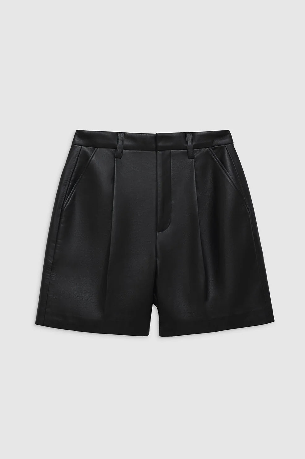 Carmen Short Black Recycled Leather