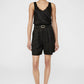 Carrie Short - Black Linen Blend