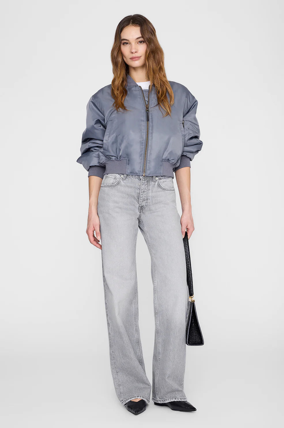 Cropped Leon Bomber Jacket - The Lake Forest Shop