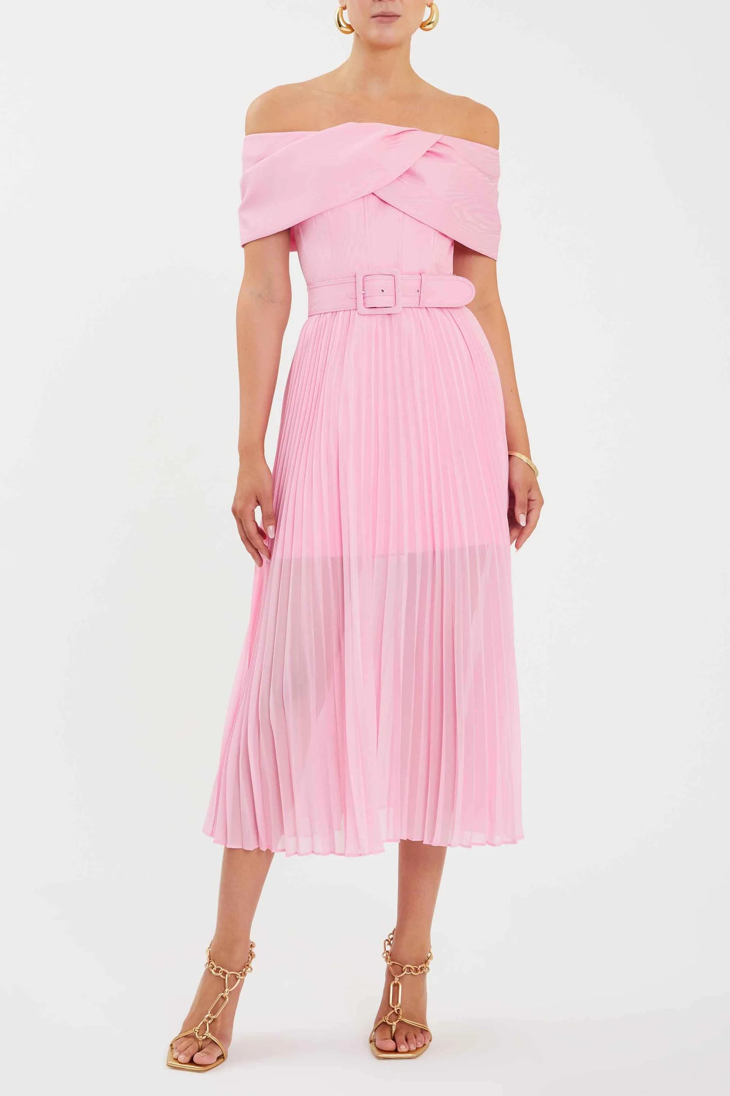 ALAYA OFF SHOULDER MIDI