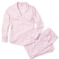 Petite Plume Pajama Set Sweetheart Pink/White