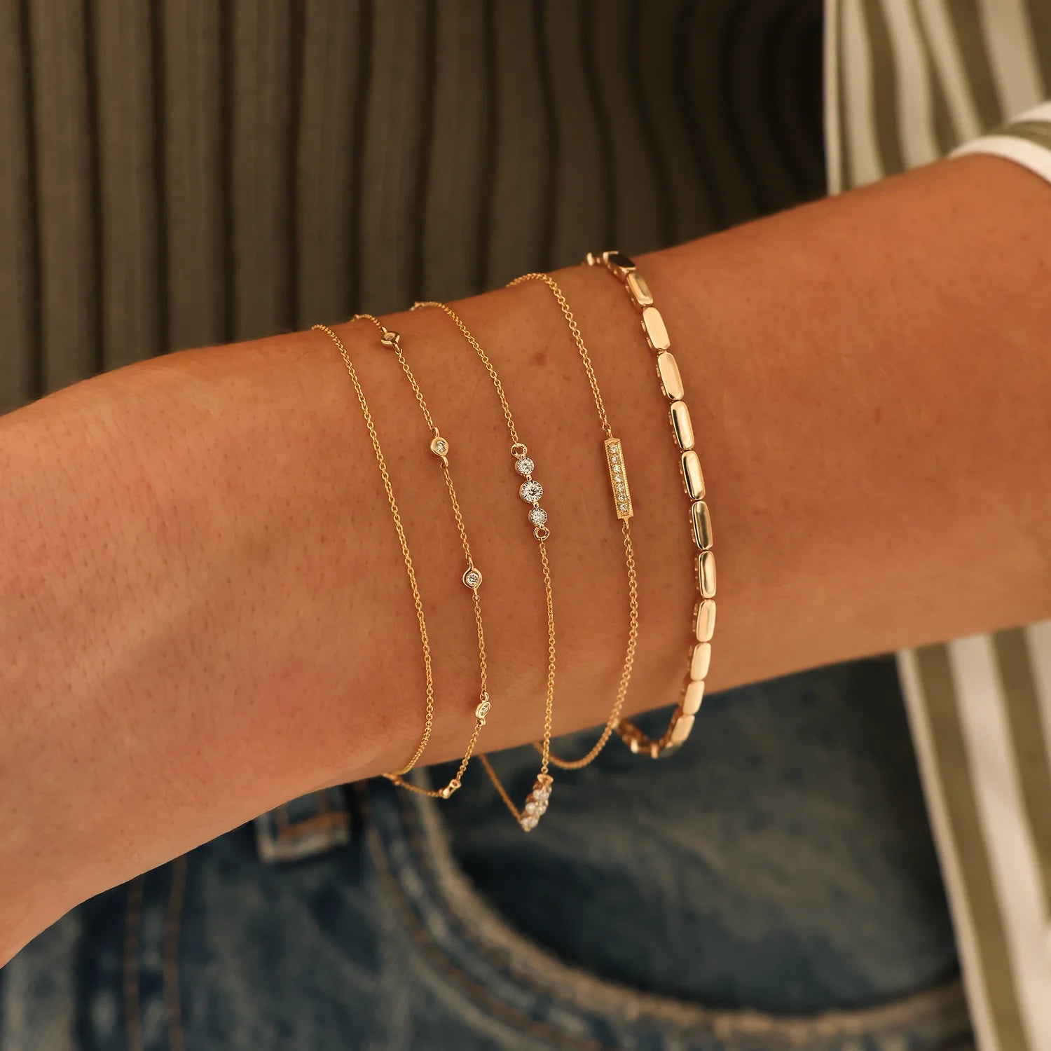 Ava Bea Trio Station Bracelet - The Lake Forest Shop
