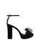 Alexandre Birman Maddie Block 120 Black - The Lake Forest Shop