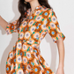 Cotton Maxie Dress -Flower Pop Orange