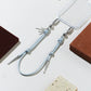 Leather Bolo Wristlet Blue