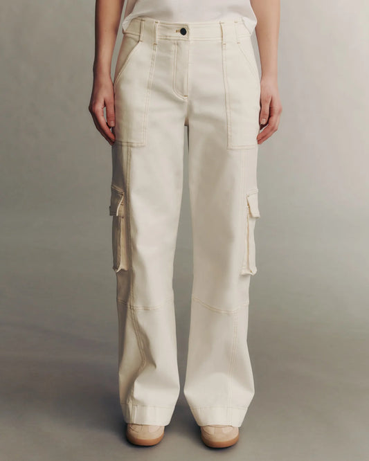 TWP Coop Pant White