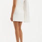 Rebecca Vallance Chantara One Shoulder Mini Dress Ivory