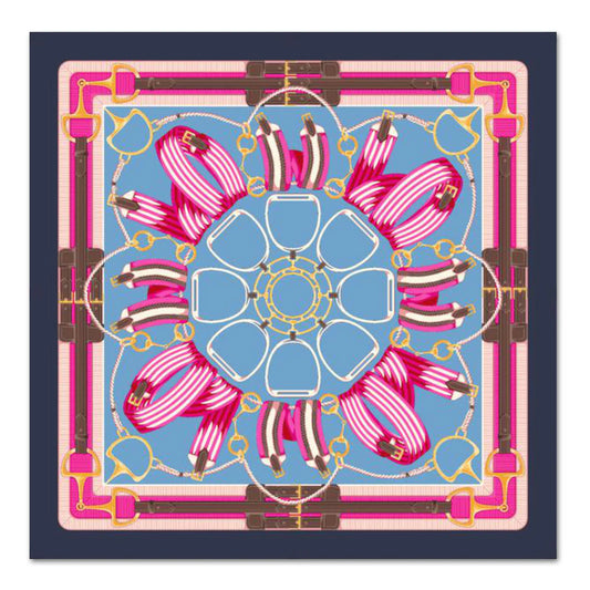 Saddle Up Italian Silk Scarf