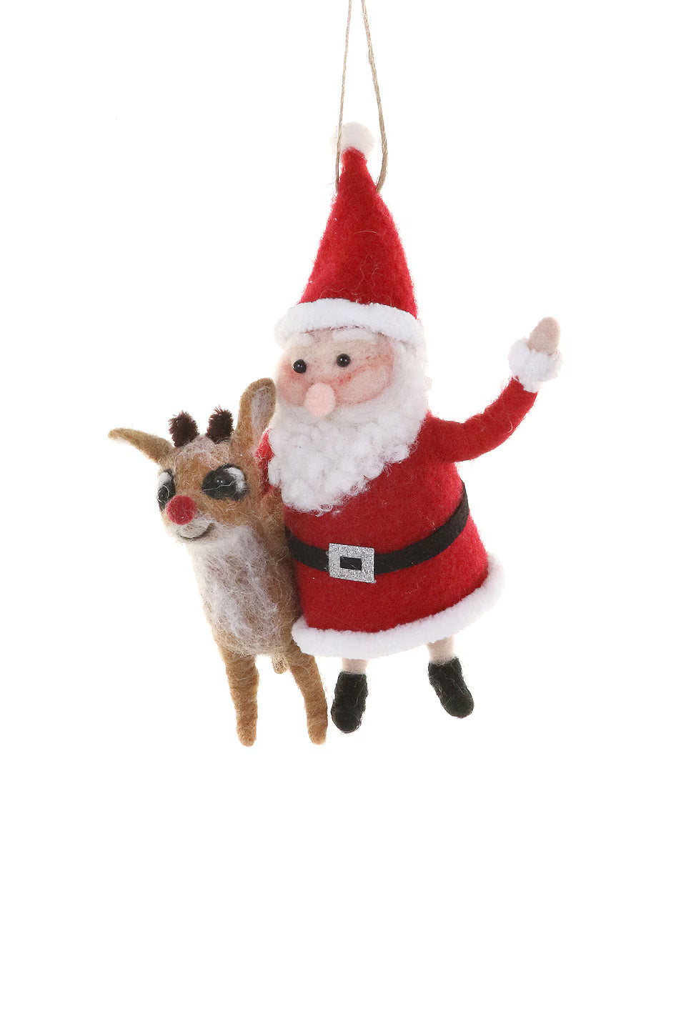 Santa & Rudolph Ornament