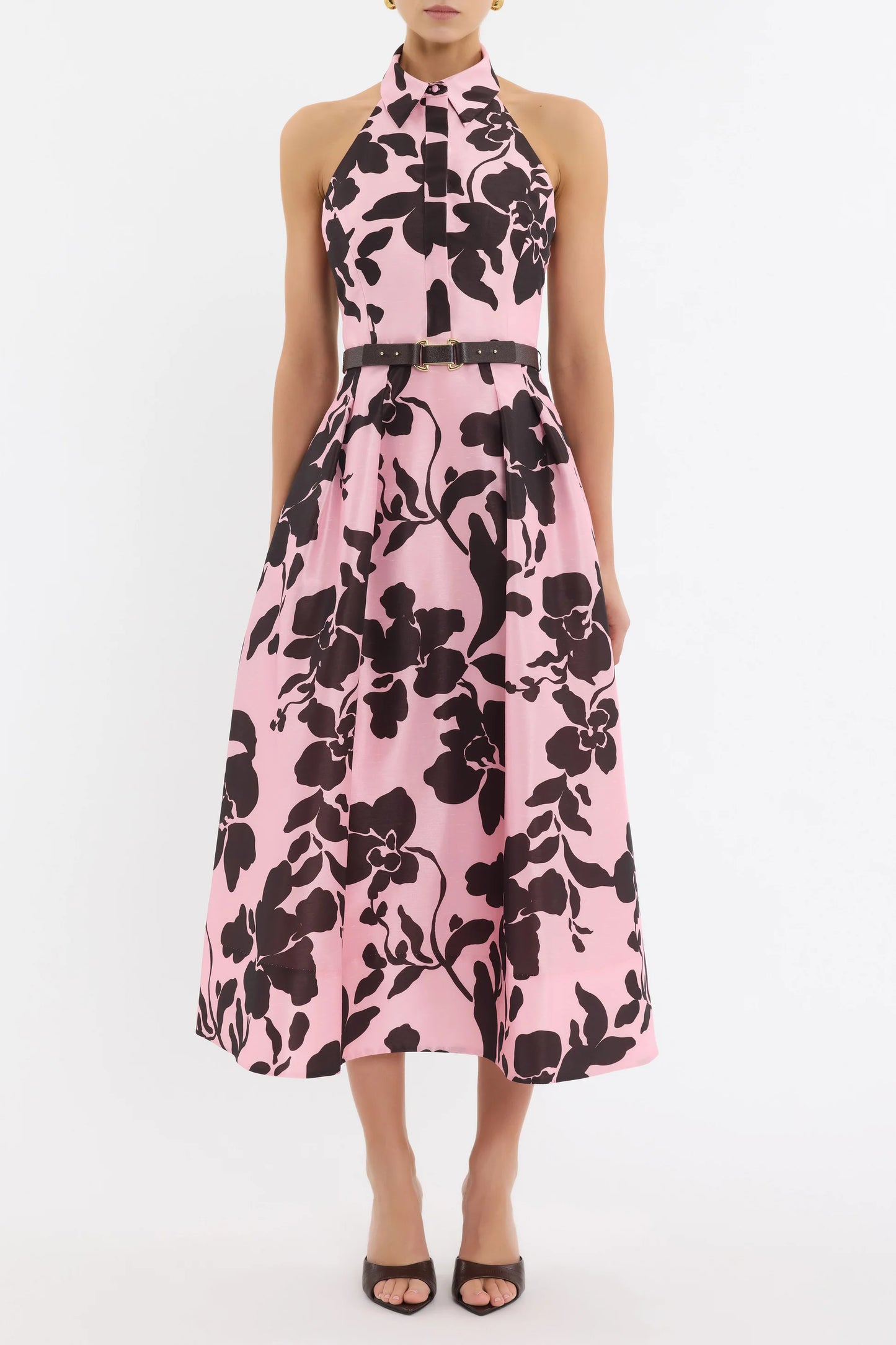 Connie Halter Midi Dress