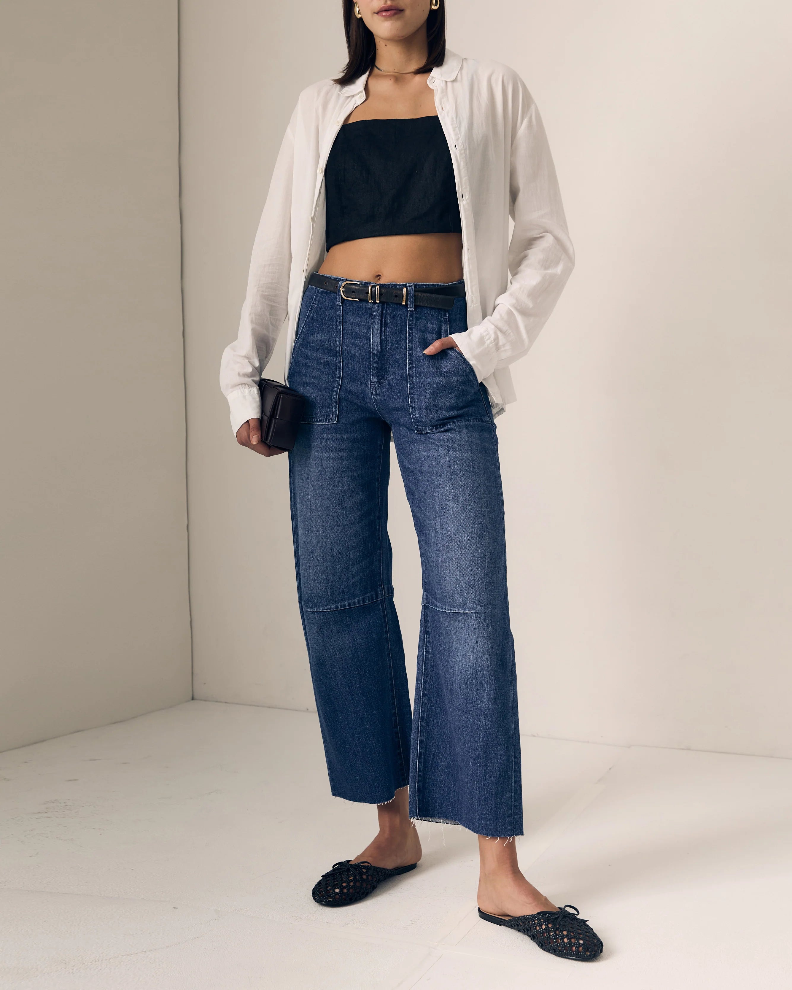 Utility Soft Barrel Jean - The Lake Forest Shop