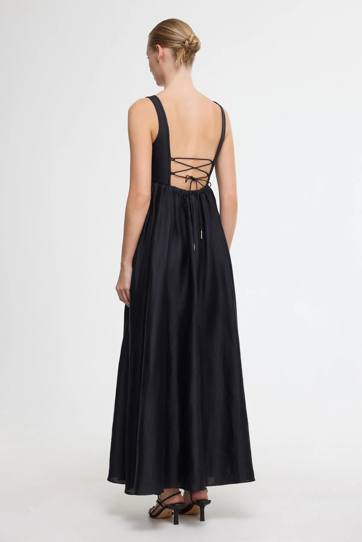 Acler Sandgate Midi Dress in Black