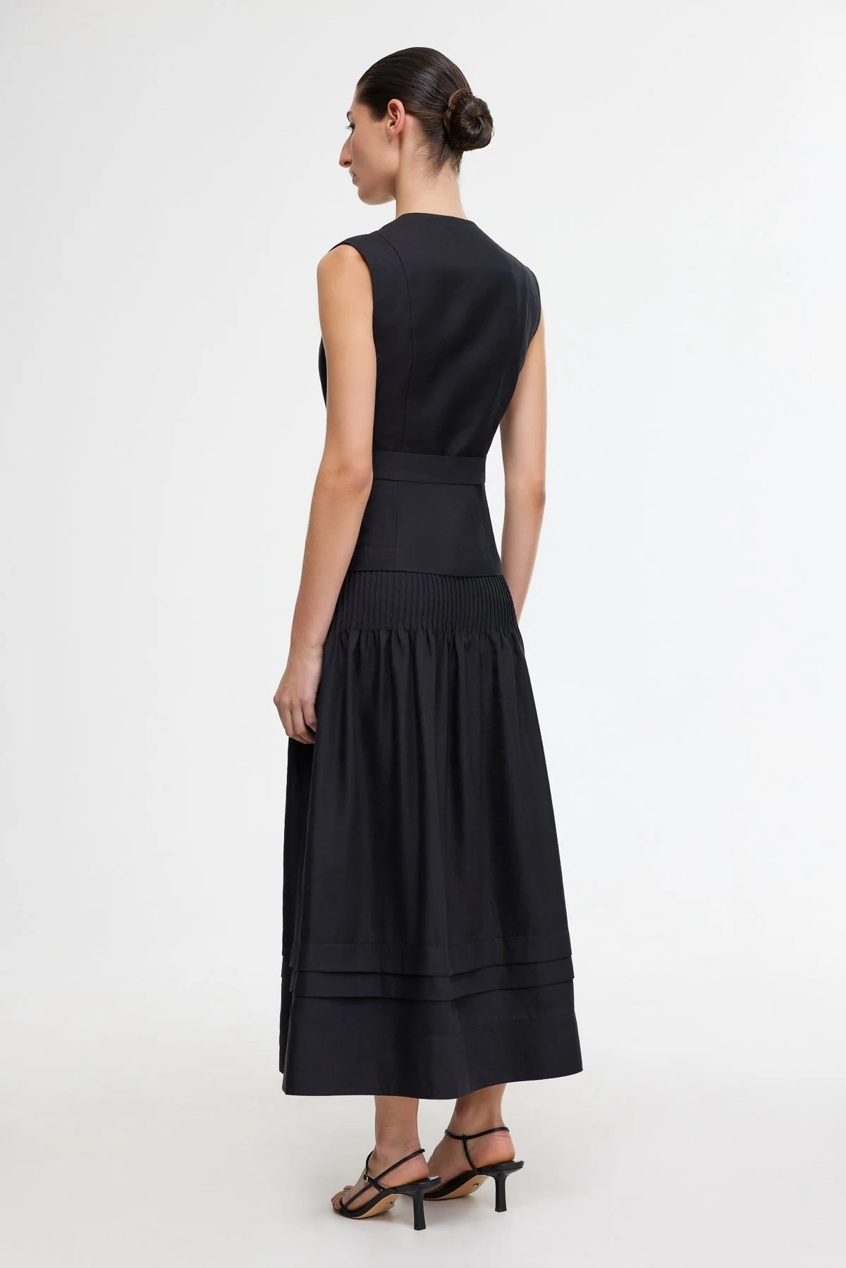 Acler Delaware Midi Dress in Black