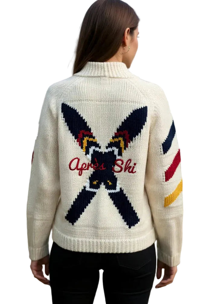 New Apres X Ski Varsity Cardigan