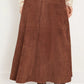 Suede Hudson Skirt