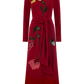 Long Sleeve Tie Waist Dress