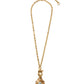Helm Pendant Necklace in Pearl