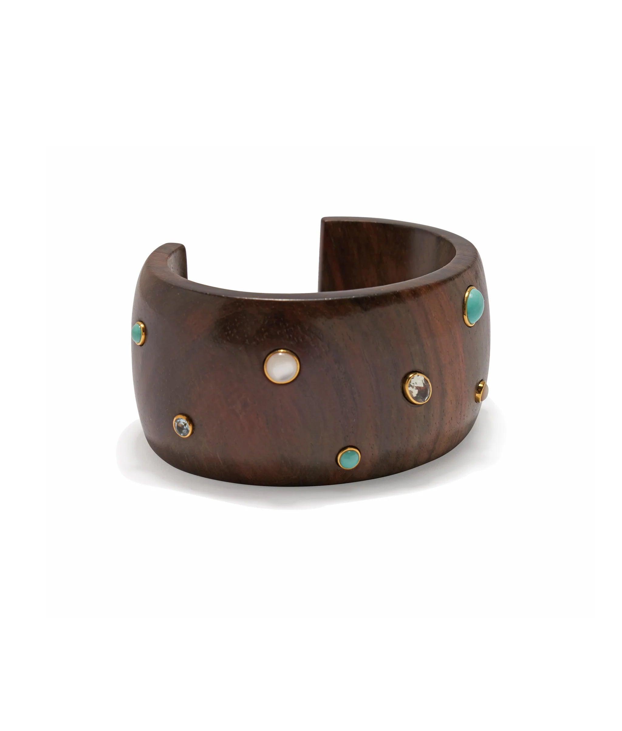 Cara Cuff in Dotted Acacia - The Lake Forest Shop